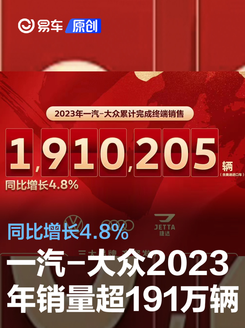 一汽大众2024年盈利目标，300亿人民币