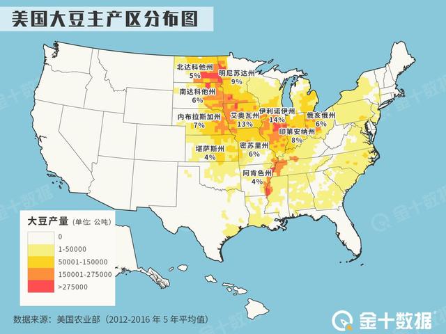 中国购买125万吨美国大豆