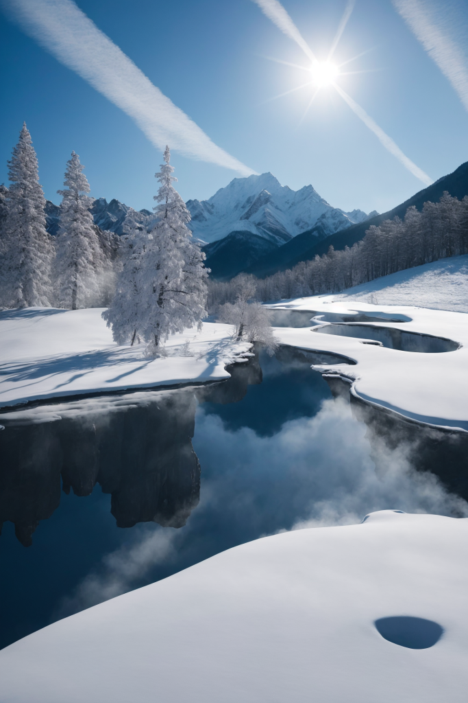 冰山雪地的奇妙世界探索之旅